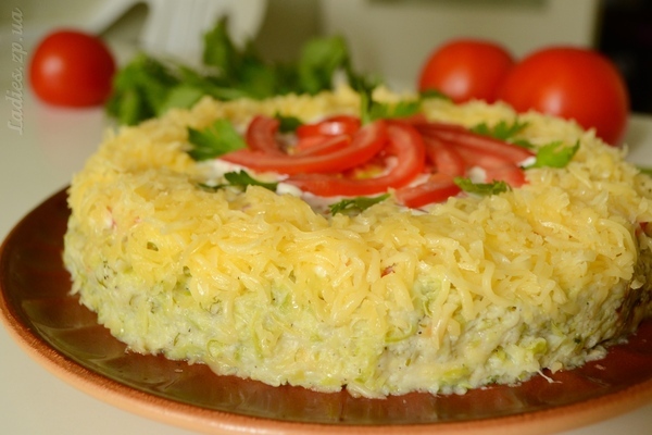 Вкусный торт из кабачков рецепт с фото
